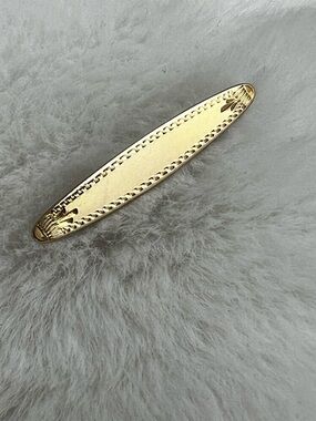 MCM Gold Filled Lingerie Pin